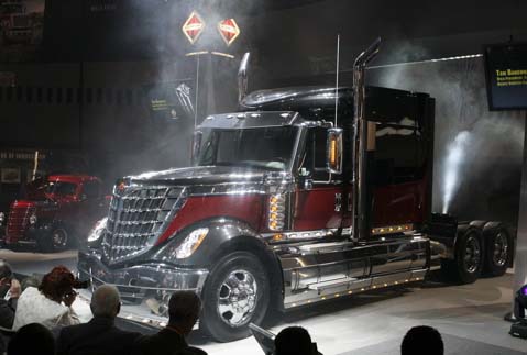 Heavy Truck Class 8 trucks bring our raw materials and deliver our products.