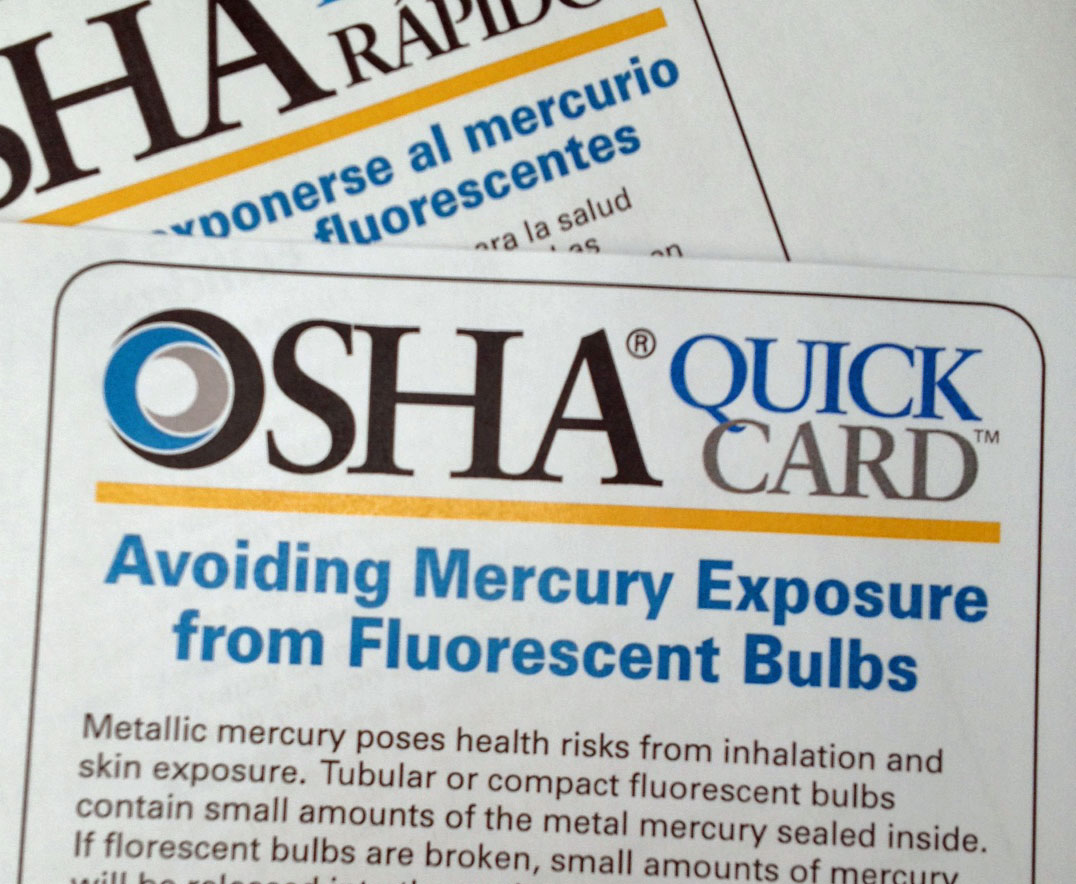OSHA Mercury Quick Card 2