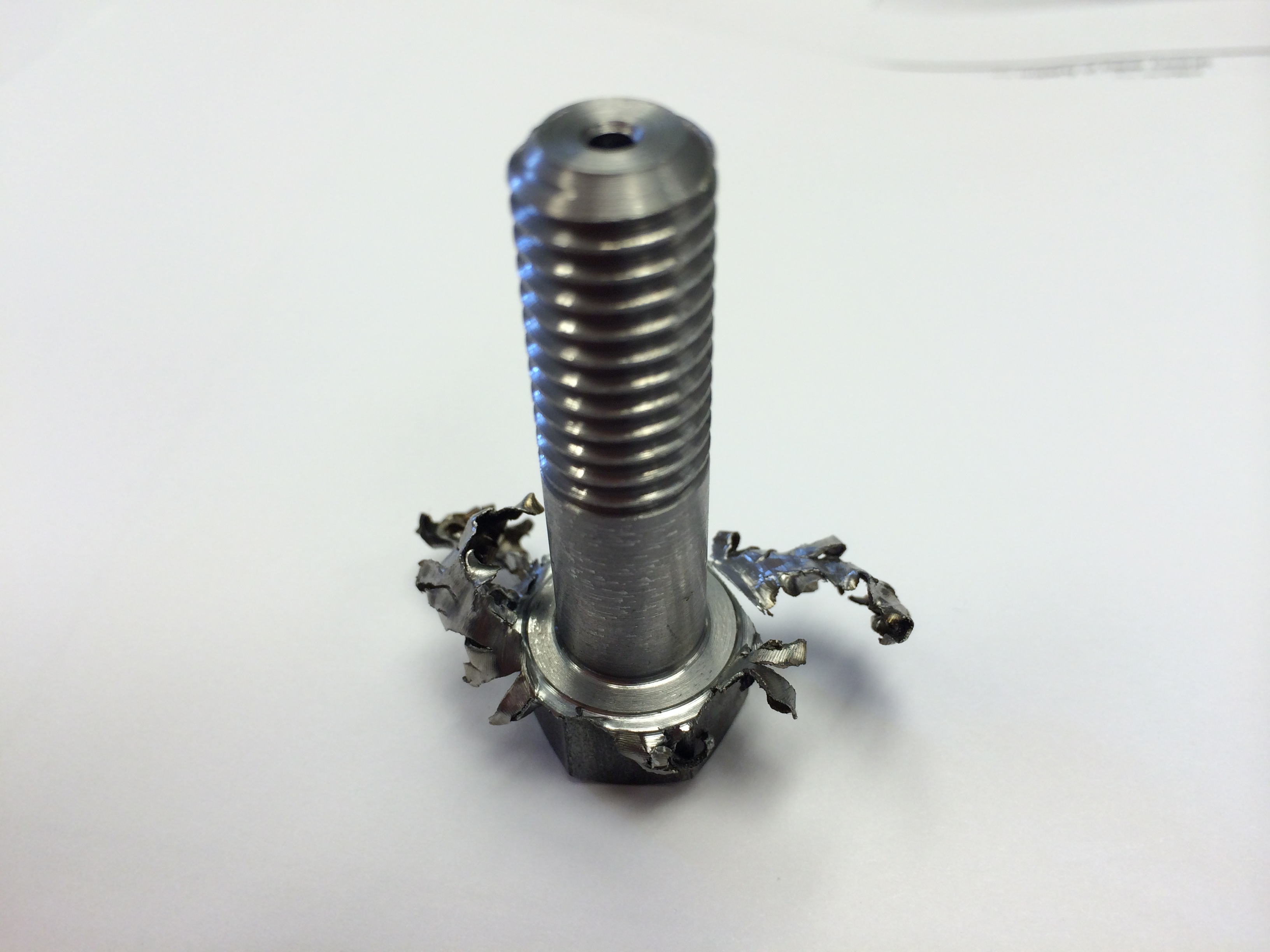 Ductility arrives in our shops as indicated by burrs